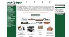 Desktop Screenshot of deckdepot.com