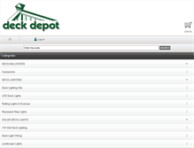 Tablet Screenshot of deckdepot.com